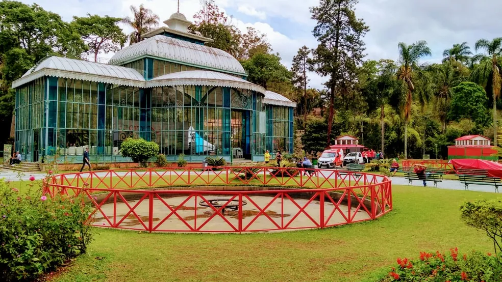 Palácio de Cristal de Petrópolis — cenário da Bauernfest