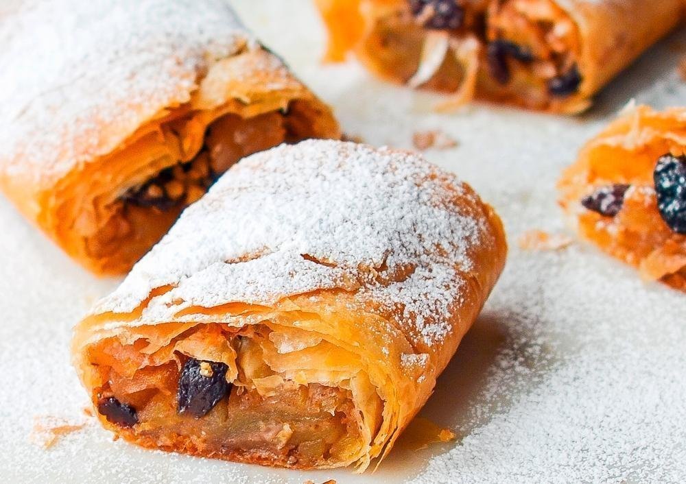 Strudel de maçã receita alemã na Bauernfest Petrópolis