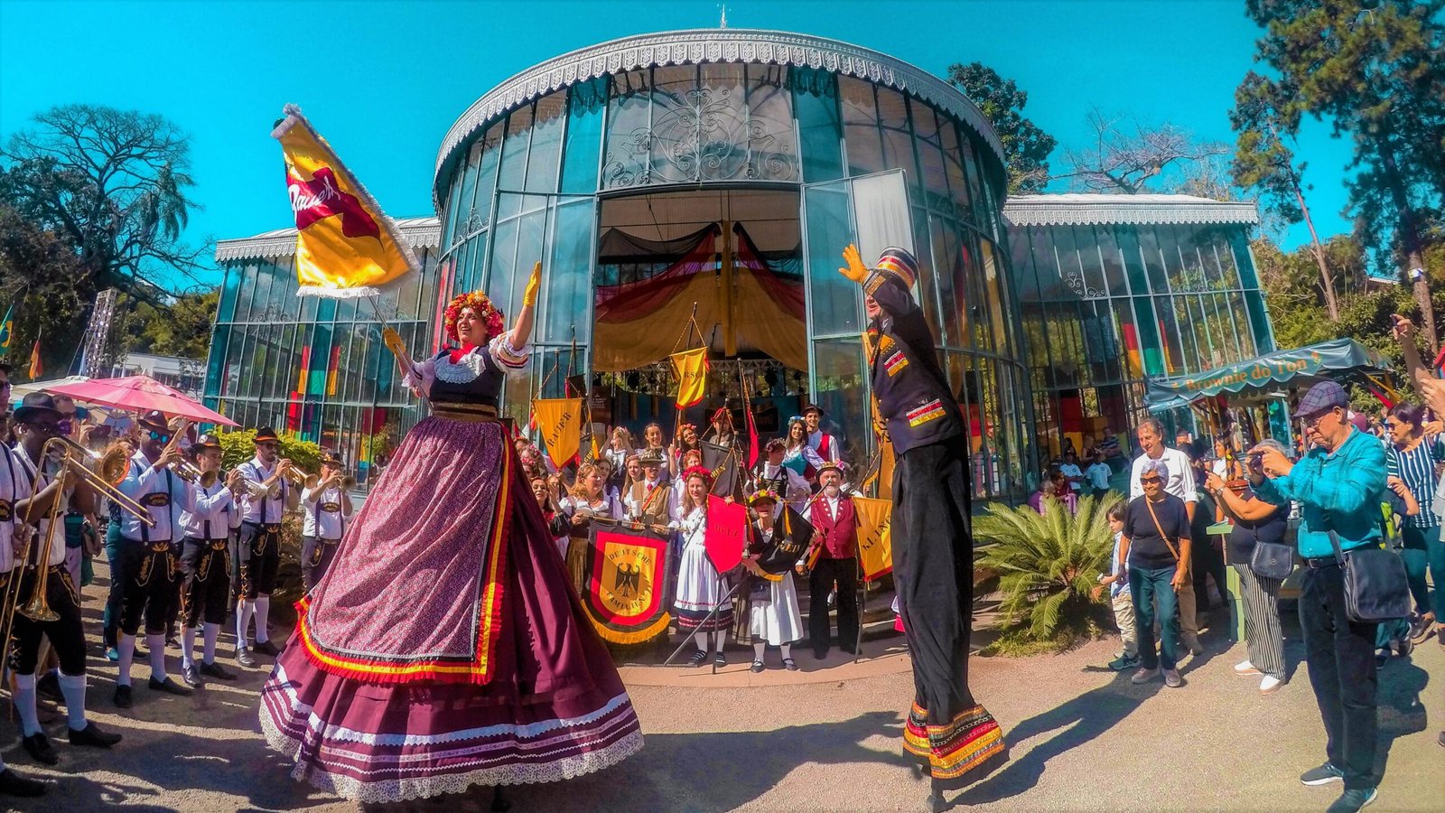 Programação Bauernfest 2026 — palco principal no Palácio de Cristal