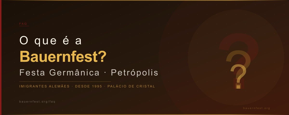 O que é a Bauernfest — Festa dos imigrantes alemães em Petrópolis, Rio de Janeiro